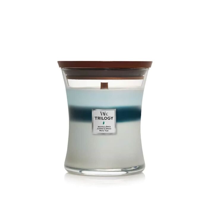 WoodWick - Icy Woodland - Trilogy Medium Jar